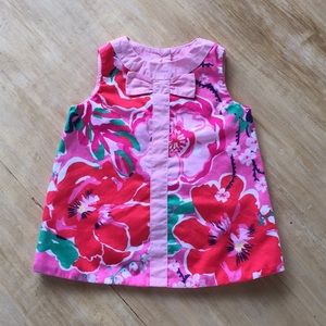 Lilly Pulitzer pink floral size 6-12 month dress